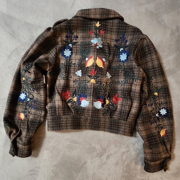 Driftwood Embroidered Wool Jacket - Picture 2 of 9